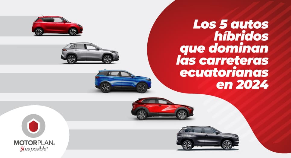 Los 5 autos híbridos que dominan las carreteras ecuatorianas en 2024