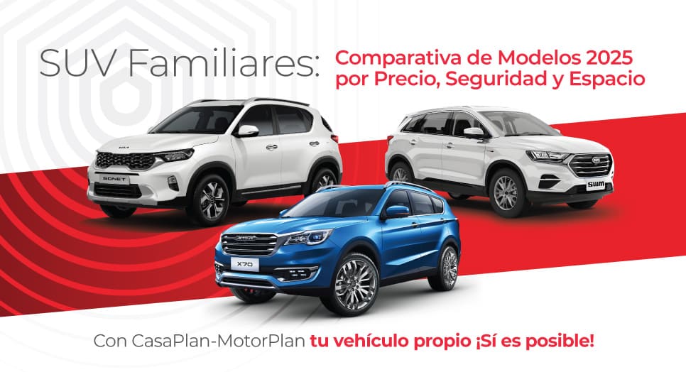 SUV Familiares: Comparativa de Modelos 2025 por Precio, Seguridad y Espacio